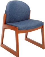 Safco 7950BU1 Urbane Cherry Side Chair with no Arms, 17" Seat Height, 20.50" W x 16" H Back Size, 250 lbs. Capacity - Weight, 20.50" W x 18" D Seat Size, 22.75" W x 23" D x 31.25" Overall Dimensions, Blue Color, UPC 073555795059 (7950BU1 7950-BU1 7950 BU1 SAFCO7950BU1 SAFCO-7950BU1 SAFCO 7950BU1) 
