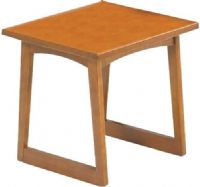 Safco 7960MO Urbane End Table, 21" W x 21" D Top Dimensions, 150 lbs Capacity - Weight, 1" Material Thickness, Solid Wood frame Materials, UPC 073555796001, Medium Oak Color (7960MO 7960-MO 7960 MO SAFCO7960MO SAFCO-7960MO SAFCO 7960MO) 