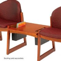 Safco 7966CY Urbane Straight Connecting Table, Modular design can be quickly configured, 1" thick hardwood construction with Radius edges, 21" W x 21" D x 17" H Overall Dimensions, UPC 073555796650 (7966CY 7966-CY 7966 CY SAFCO7966CY SAFCO-7966CY SAFCO 7966CY) 