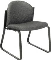 Safco 7980BL1 Forge Collection Single Chair with no Arms, Sweeping curved design with sleek radius edges, Black frame, High-density foam cushions upholstered in durable 100% acrylic, Sturdy steel frame with protective powder coated finish, 23.50" W x 23" D x 31.25" H Overall, Black Color, UPC 073555798029 (7980BL1 7980-BL1 7980 BL1 SAFCO7980BL1 SAFCO-7980BL1 SAFCO 7980BL1) 