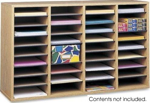 Safco 9424MO Adjustable Shelves Literature Organizer, 36 Total Number of Compartments, 2.50