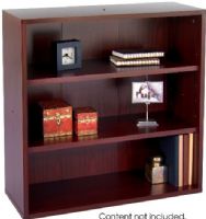 Safco 9440MH Après Modular Storage Open Bookcase, 2 Total Number of Shelves, 2 Number of Adjustable Shelves, 75 lb Load Capacity, Book Storage Application/Usage, 29.75" W x 11.75" D x 29.75" H, UPC 073555944020, Mahogany Finish (9440MH 9440-MH 9440 MH SAFCO9440MH SAFCO-9440MH SAFCO 9440MH) 