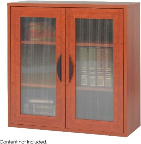 Safco 9442CY Aprs Modular Storage Cabinet, 2 Total Number of Shelves, 2 Number of Adjustable Shelves, 2 Total Number of Doors, 75 lb Load Capacity, Book Storage Application/Usage, Cherry Color, UPC 073555944242 (9442CY 9442-CY 9442 CY SAFCO9442CY SAFCO-9442CY SAFCO 9442CY)