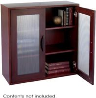Safco 9442MH Après Modular Storage Cabinet, 2 Total Number of Shelves, 2 Number of Adjustable Shelves, 2 Total Number of Doors, 75 lb Load Capacity, Book Storage Application/Usage, Mahogany Color, UPC 073555944228 (9442MH 9442-MH 9442 MH SAFCO9442MH SAFCO-9442MH SAFCO 9442MH) 