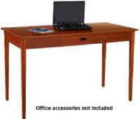 Safco 9446CY Après Table Desk, 48" Table Top Width, 24" Table Top Depth, 75 lb Maximum Load Capacity, Rectangle Table Top Shape, 4 Number of Legs, 1 Number of Drawers, Laminated Finishing, 48"W x 24"D x 30"H Overall, Cherry Color, UPC 073555944648 (9446CY 9446-CY 9446 CY SAFCO9446CY SAFCO-9446CY SAFCO 9446CY) 