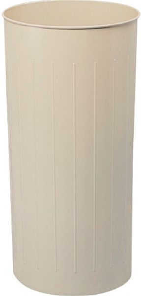 Safco 9610SA Round Wastebasket, 20 Gallons Capacity, Round Shape, Metal Primary Material, 29.25