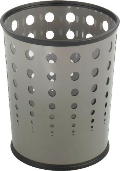 Safco 9740GR Bubble Wastebasket, Bottom is recessed 1