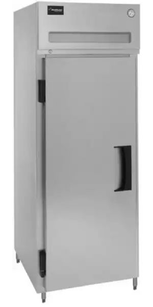 Delfield SAFPT1-S One Section Solid Door Pass-Through Freezer - Specification Line, 11 Amps, 60 Hertz, 1 Phase, 115 Volts, 26.64 cu. ft. Capacity, Swing Door, Solid Door, 3/4 HP Horsepower, 2 Number of Doors, 3 Number of Shelves, 1 Sections, 25