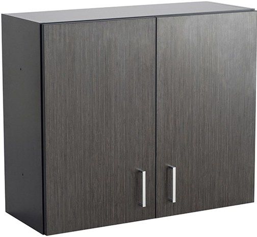 Safco 1700AN Hospitality Wall Cabinet, Modular wall-mounting cabinet, 2 self-closing doors, 7 mounting positions, 