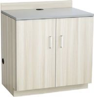 Safco 1702VS Hospitality Base Cabinet, Two Door, 100 lbs shelf weight capacity, 3" high backsplash, ¾" thick TFM laminate construction, 2mm PVC edge band, 2.5" Shelf Adjustability, 2 Shelf Quantity, 34.25" W x 22.50" D x 29.50" H Compartment Size, Two doors with self-closing mechanisms, Adjustable shelf, Integrated flexible grommets, High-pressure laminate top, Vanilla Stix Finish, UPC 073555170214 (SAFCO1702VS SAFCO-1702-VS SAFCO 1702 VS 1702VS 1702-MH 1702 VS) 