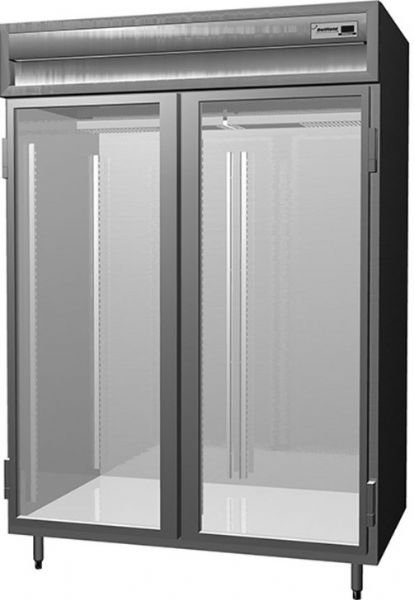 Delfield SAH2-G Glass Door Two Section Reach In Heated Holding Cabinet - Specification Line, 16 Amps, 60 Hertz, 1 Phase, 120/208-240 Voltage, 1,080 - 2,160 Watts Wattage, Full Height Cabinet Size, 51.92 cu. ft. Capacity, Thermostatic Control, Clear Door Type, 2 Number of Doors, 2 Sections, Insulated, 6