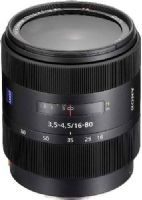 Sony SAL1680Z Vario-Sonnar T* DT 16–80 mm F3.5-4.5 ZA Superb Single-lens; Fits with A-mount Full Frame, A-mount APS-C, E-mount Full Frame and E-mount APS-C Cameras; ZEISS standard zoom; 35 mm equivalent 24–120 mm range may be all you’ll ever need for day-to-day shooting; ZEISS T* coating reduces flare and ghosting; UPC 027242694286 (SAL-1680Z SAL 1680Z SAL-1680-Z) 