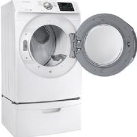 Samsung DV42H5000GW Gas Dryer With 7.5 cu.ft. Capacity, 9 Dry Cycles, 4 Temperature Settings, Sensor Dry,Smart Care, Energy Star Certified, SensorDry Moisture Sensor, SmartCare In White, 27"; 7.5 cubic foot capacity, fits large loads of laundry, including king-size comforters, so you can do laundry less often; UPC 887276963174 (SAMSUNGDV42H5000GW SAMSUNG DV42H5000GW 27" Gas DRYER WITH 7.5 CU.FT. CAPACITY) 