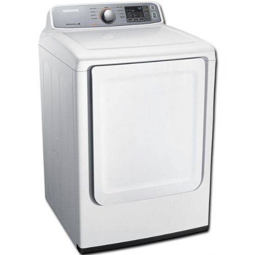 Samsung DV45H7000EW Electric Dryer With 7.4cu.ft. Capacity; Our 7.4 cu. ft. capacity dryer has 9 cycles and lets you dry 2.5 laundry baskets in a single load; Sensor Dry combines the latest Samsung innovations to provide a drying cycle that's timed to perfection; UPC 887276963877 (SAMSUNGDV45H7000EW SAMSUNG DV45H7000EW DV45H7000EW/A2 ELECTRIC DRYER)