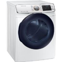 Samsung DV50K7500GW Gas Dryer With 7.5 cu.ft. Capacity, 14 Dry Cycles, 5 Temperature Settings, Steam Cycle, Energy Star Certified, Eco Dry, SensorDry Moisture Sensor, VentSensor, Multi-Steam Technology In White, 27"; Ensure you'll find the most effective and efficient operation for all variety of laundry tasks; UPC 887276135984 (SAMSUNGDV50K7500GW SAMSUNG DV50K7500GW GAS DRYER WHITE) 