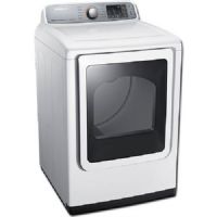 Samsung DVE50M7450W Electric Dryer With 7.4 cu.ft. Capacity, 11 Dry Cycles, 4 Temperature Settings, Eco Dry, Drum Lighting In White, 27"; ECO Dry, uses up to 25 percent less energy for every load; Multi-Steam away wrinkles, odors, bacteria, and static; Sensor Dry, optimizes the time and temperature to dry clothes thoroughly, avoiding heat damage; UPC 887276196978 (SAMSUNGDVE50M7450W SAMSUNG DVE50M7450W DVE50M7450W/A3 27" ELECTRIC DRYER) 