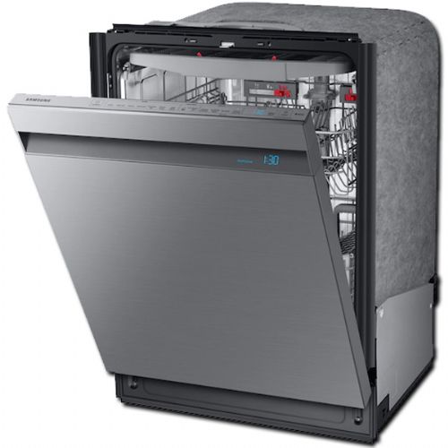 Samsung DW80R9950US Smart Built In Dishwasher with 7 Wash Cycles, 15 Place Settings, NSF Certified, Energy Star Certified, Zone Booster, Express60, Adjustable Rack Height, WaterWall Technology in Stainless Steel, 24