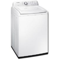 Samsung WA45N3050AW Top Load Washer With 4.5 cu.ft. Capacity, 8 Wash Cycles, 700 RPM, VRT, Diamond Drum, Self Clean, Child Lock In White, 27"; 4.5 cu. ft. Capacity; Washer capacity has a direct impact on how much time you spend doing laundry; Larger tub size means fewer loads, and fewer loads means more time doing other things you love; UPC 887276275673 (SAMSUNGWA45N3050AW SAMSUNG WA45N3050AW WA45N3050AW/A4 27" LOAD WASHER) 