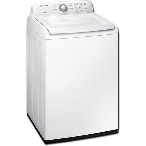Samsung WA45N3050AW Top Load Washer With 4.5 cu.ft. Capacity, 8 Wash Cycles, 700 RPM, VRT, Diamond Drum, Self Clean, Child Lock In White, 27