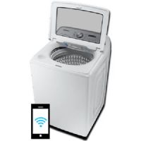 Samsung WA50R5400AW Smart Top Load Washer With 5 cu.ft. Capacity, 12 Wash Cycles, 750 RPM, SuperSpeed, VRT, SmartCare, Self Clean, Child Lock, Active Water Jet In White, 28"; Cut down on laundry time without sacrificing cleaning performance; Super Speed uses advanced cleaning technologies to wash a full load of laundry in just 36 minutes, without sacrificing cleaning performance; UPC 887276300542 (SAMSUNGWA50R5400AW SAMSUNG WA50R5400AW WA50R5400AW/US TOP LOAD WASHER) 