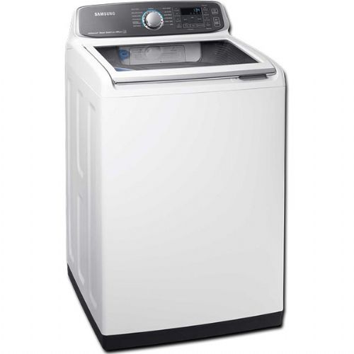 Samsung WA52M7750AW Top Load Washer With 5.2 cu.ft. Capacity, 13 Wash Cycles, 800 RPM, Steam Cycle, Steam Wash, VRT, SmartCare, Activewash In White, 27