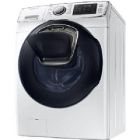 Samsung WF45K6500AW Front Load Washer With 4.5 cu.ft. Capacity, 14 Wash Cycles, 1300 RPM, Steam Cycle, Stainless Steel Drum, Diamond Drum, VRT, SuperSpeed, Steam Wash, Self Clean+, AddWash In White, 27"; Wash a full load in 36 minutes; Conveniently add in forgotten laundry after the cycle has begun with the AddWash door; Save time and energy by not doing an additional load of laundry; UPC 887276138138 (SAMSUNGWF45K6500AW SAMSUNG WF45K6500AW ADDWASH FRONT LOAD WASHER WHITE) 