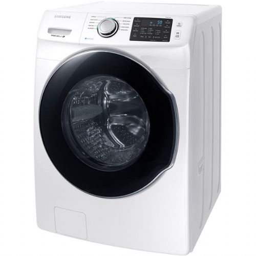 Samsung WF45M5500AW Front Load Washer With 4.5 cu.ft. Capacity, 10 Wash Cycles, 1300 RPM, Steam Cycle, VRT, Self Clean+ In White, 27