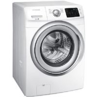 Samsung WF45N5300AW Smart Front Load Washer With 4.5 cu.ft. Capacity, 8 Wash Cycles, 1300 rpm RPM, SmartCare, Self Clean+, Child Lock In White, 27"; Reduces the vibration 40 percent more than standard VRT for quiet washing; An innovative tub design and special sensors keep heavy loads balanced even at high spin speeds; UPC 887276252421 (SAMSUNGWF45N5300AW SAMSUNG WF45N5300AW 4.5 CU.FT. 27" FRONT LOAD WASHER) 