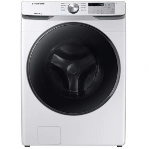 Samsung WF45R6100AW Smart Front Load Washer With 4.5 cu.ft. Capacity, 10 Wash Cycles, 1200 RPM, Steam Cycle, Steam Wash, VRT, SmartCare, Self Clean+ In White, 27