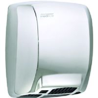 Saniflow M02A-UL Mediflow Automatic Hand Dryer with Thermostatic Control System, Metal Sheet One-piece Cover with Bright Finish Maximum Power and Airflow, Maximum Robustness and Vandal-Proof;Airflow Temperature Electronic Regulation;Suitable for Very High Traffic Facilities;Special Mediflow Key Wrench; Silent-Blocks;Aluminum Asymmetrical Double Inlet Fan Wheel;Dimensions:15" x 12" x 12";Weight:14 pounds;EAN 6422460000248 (SANIFLOWM02AUL SANIFLOW M02A-UL M02A AUTOMATIC HAND DRYER BRIGHT FINISH) 