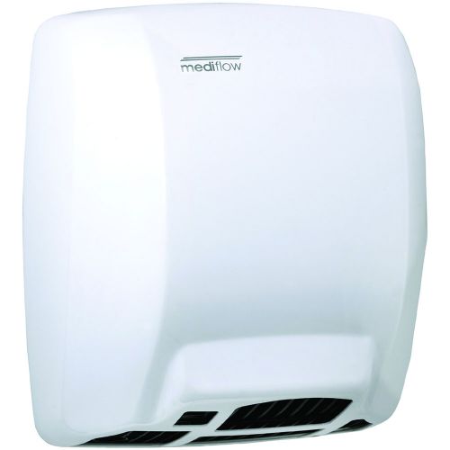 Saniflow M03AC-UL Mediflow Automatic Steel, Hand Dryer, Bright Finish; Maximum Durability; Low Noise Hand Dryer Design; Surfaced Mounted; ADA Recessed Models; Contemporary Design; State of the Art Technology; Modern Design; Maximum Airflow; Dimensions:15