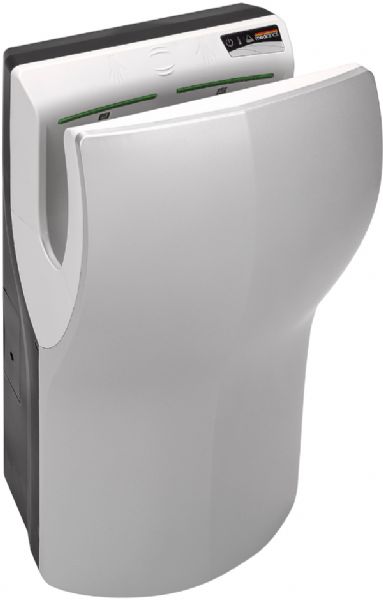 Saniflow M14ACS-UL Dualflow Plus High Speed Hands-In Dryer, Silver (Gray) ABS Polycarbonate; The Dualflow Plus is a fast, energy efficient, ecologic, hygienic and stylish hand dryer, suitable for high traffic facilities; 