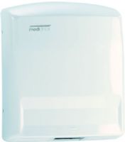 Saniflow M88APLUS-UL Plus Automatic Sensor Operated Warm Air Hand Dryer, White ABS Thermoplastic One-piece Cover, 0.13 in. Thick, Suitable for Medium and High Traffic Facilities; Junior Plus sensor operated hand dryer with ABS cover white finish; Suitable solution for those looking for an automatic hand dryer with an optimum performance at a very competitive price (SANIFLOWM88APLUSUL SANIFLOW M88APLUS-UL M88APLUS AUTOMATIC PLUS WHITE) 