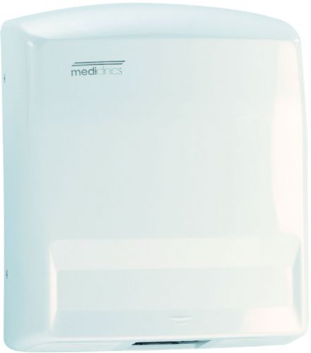 Saniflow M88APLUS-UL Plus Automatic Sensor Operated Warm Air Hand Dryer, White ABS Thermoplastic One-piece Cover, 0.13 in. Thick, Suitable for Medium and High Traffic Facilities; Junior Plus sensor operated hand dryer with ABS cover white finish; Suitable solution for those looking for an automatic hand dryer with an optimum performance at a very competitive price (SANIFLOWM88APLUSUL SANIFLOW M88APLUS-UL M88APLUS AUTOMATIC PLUS WHITE)