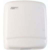 Saniflow M99A-UL Optima Automatic Hand Dryer, One-Piece Steel Cover, 0.06 in. Thick, White Epoxy Enamelled; Sensor operated by hand approximation; Suitable for high traffic facilities; Highest durability in its class; Stainless steel AISI 304 one-piece cover, 0.06 in. Thick, White Epoxy Enamelled. Cover fixed to the base by means of 4 Allen head screws; EAN 8435265803486 (SANIFLOWM99AUL SANIFLOW M99A-UL M99A AUTOMATIC HAND DRYER WHITE) 