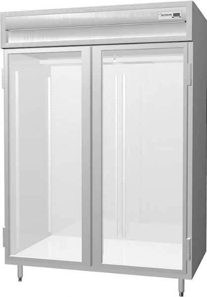 Delfield SAR2-G Two Section Glass Door Reach In Refrigerator - Specification Line, 9.5 Amps, 60 Hertz, 1 Phase, 115 Volts, Doors Access, 52 cu. ft. Capacity, Swing Door Style, Glass Door, 1/3 HP Horsepower, Freestanding Installation, 2 Number of Doors, 6 Number of Shelves, 2 Sections, 6