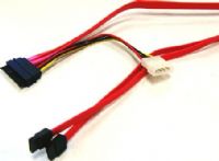 Bytecc SAS2927 Serial Attached SCSI (SAS) 29pin to 2x7pin Sata and Power Cord Cable, Designed to replace the old SCSI parallel interface with faster 3Gb/s speed, UPC 837281105496 (SAS-2927 SAS 2927) 