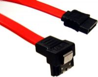 Bytecc SATA-118D Serial ATA-150/300 Cable, 18 Inches, L Shape Plug with Locking Latch, Includes a line of 7Pin signal terminal and a line of 15Pin power terminal, Transferring speed for its incunabular design is 150MB/s, and now it is striding forward to the speed of 300MB/s and even up to 600MB/s (SATA118D SATA 118D SATA-118 SATA118) 