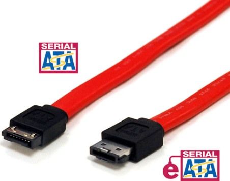 Bytecc SATA-136EO Serial ATA to e-SATA 36 Inches Cable, Lower voltage signal level, Pin Pitch Advantage, Transferring Speed Advantage, Includes a line of 7Pin signal terminal and a line of 15Pin power terminal, UPC 837281102976 (SATA136EO SATA 136EO)