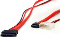 Bytecc SATA-XP118 Sata 18" and Slim Sata Power 7+6pin Cable For use with Sata Slim OD, UPC 837281103393 (SATAXP118 SATA XP118) 