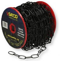 Satco 79-203 Eleven-Gauge Chain, Black Finish, Length 50 Yards per Reel, Weight 15 Pounds Maximum, UPC 045923792038 (SATCO 79-203 SATCO 79/203 SATCO 79203 SATCO79-203 SATCO79203 SATCO-79-203) 
