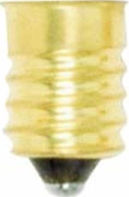 Satco 92-401 French To Candelabra Socket Reducer, E14 to E12 base socket reducer, UPC 045923924019 (SATCO92401 SATCO-92401 92/401 92 401 924-01)
