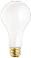 Satco S1820 Model 30/100A21/W Lamp Bulb, 30/70/100 Watts, A21 Lamp Shape, Medium Base, E26 ANSI Base, 120 Voltage, 5 1/16'' MOL, 2.63'' MOD, CC-2V/C-9 Filament, 280/680/960 Initial Lumens, 2500 Average Rated Hours, White Finish, General Service Incandescent, Household or Commercial use, Long Life, RoHS Compliant, UPC 045923018206 (SATCOS1820 SATCO-S1820 S-1820) 