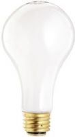 Satco S1824 Model 30/100A19/W Lamp Bulb, 30/70/100 Watts, A19 Lamp Shape, Medium Base, E26 ANSI Base, 120 Voltage, 4 1/8'' MOL, 2.38'' MOD, CC-8 Filament, 280/680/960 Initial Lumens, 2500 Average Rated Hours, White Finish, General Service Incandescent, Household or Commercial use, Long Life, RoHS Compliant, UPC 045923018244 (SATCOS1824 SATCO-S1824 S-1824) 