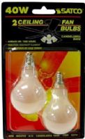 Satco S2741 Model 40A15/F/E12 Incandescent Light Bulb, Frost Finish, 40 Watts, A15 Lamp Shape, Candelabra Base, E12 ANSI Base, 120 Voltage, 3.36'' MOL, 1.88'' MOD, C-9 Filament, 420 Initial Lumens, 1000 Average Rated Hours, General Service Incandescent, Household or Commercial use, Long Life, RoHS Compliant, UPC 045923027413 (SATCOS2741 SATCO-S2741 S-2741) 