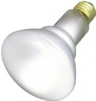 Satco S2808 Model 65BR30/FL Incandescent Light Bulb, Frost Finish, 65 Watts, BR30 Lamp Shape, Medium Base, E26 ANSI Base, 120 Voltage, 5 3/8'' MOL, 3.75'' MOD, CC-9 Filament, 685 Initial Lumens, 2000 Average Rated Hours, General Service Reflector, Household or Commercial use, Long Life, Brass Base, RoHS Compliant, UPC 045923028083 (SATCOS2808 SATCO-S2808 S-2808) 
