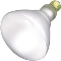 Satco S2853 Model 65BR40/FL Incandescent Light Bulb, Frost Finish, 65 Watts, BR40 Lamp Shape, Medium Base, E26 ANSI Base, 120 Voltage, 6 1/2'' MOL, CC-6 Filament, 580 Initial Lumens, 2500 Average Rated Hours, General Service Reflector, Household or Commercial use, Long Life, Brass Base, RoHS Compliant, UPC 045923028533 (SATCOS2853 SATCO-S2853 S-2853) 