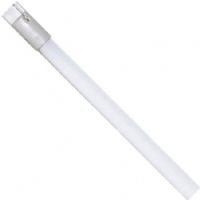 Satco S2903 Model FM13/835 Subminiature Fluorescent Light Bulb, Neutral White Finish, 13 Watts, T2 Lamp Shape, Axial Base, W4.3x8.5d ANSI Base, 120 Voltage, 0.25'' MOD, 20.6'' MOL, 930 Initial Lumens, 10000 Average Rated Hours, 3500 Kelvin Temp, Special Application Fluorescent, RoHS Compliant, UPC 046135262913 (SATCOS2903 SATCO-S2903 S-2903) 