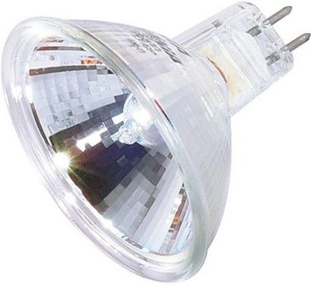 Satco S3169 Model 50MR16/FL/C Halogen Light Bulb, 50 Watts, MR16 Lamp Shape, Minature 2 Pin Round Base, GU5.3/GX5.3 ANSI Base, EXN/C ANSI Code, 12 Voltage, 1 7/8'' MOL, 2.00'' MOD, C-8 Filament, 2000 Average Rated Hours, FL 36 Beam Spread, Lens, 1500 CBCP, Crisp light, UV-Filter halogen capsule, Uniform light output, RoHS Compliant, UPC 045923031694 (SATCOS3169 SATCO-S3169 S-3169)