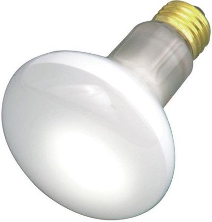 Satco S3210 Model 30R20 Incandescent Light Bulb, Frost Finish, 30 Watts, R20 Lamp Shape, Medium Base, E26 Base, 120 Voltage, 4'' MOL, 2.50'' MOD, CC-9 Filament, 185 Initial Lumens, 2000 Average Rated Hours, General Service Reflector, Household or Commercial use, Long Life, Brass Base, RoHS Compliant, UPC 045923032103 (SATCOS3210 SATCO-S3210 S-3210)